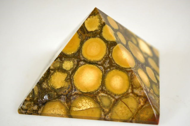 King Cobra Orbicular Jasper Pyramid