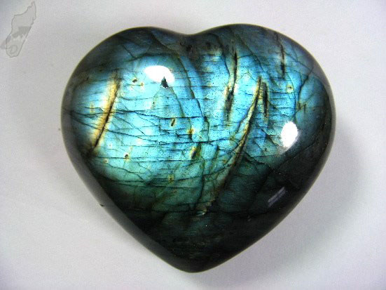 Labradorite Heart