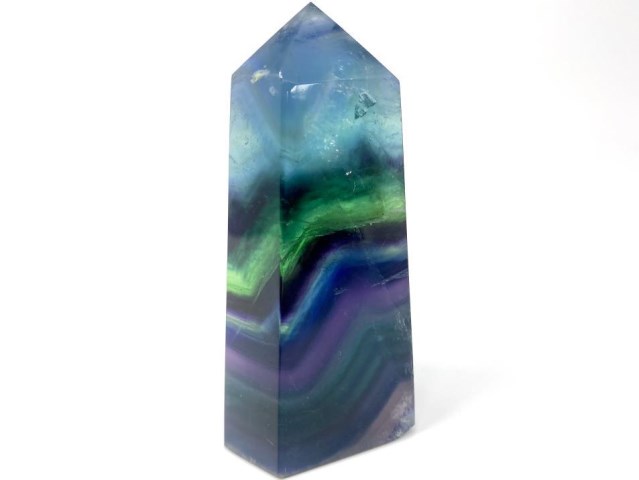 Rainbow Fluorite Point