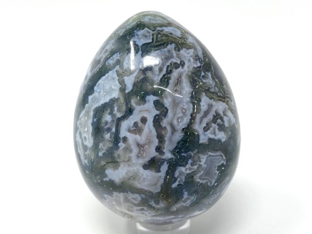 Moss Agate Egg