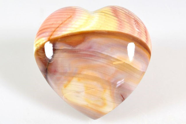 Stripped Jasper Heart